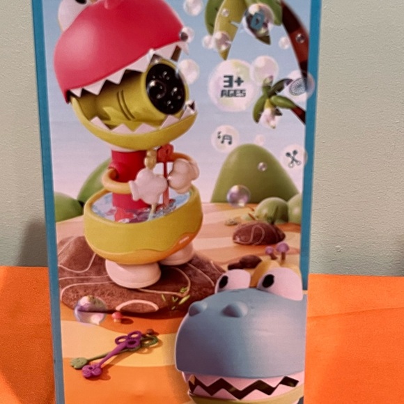 None Other - Interactive Dinosaur Bubble Maker Toy Blue